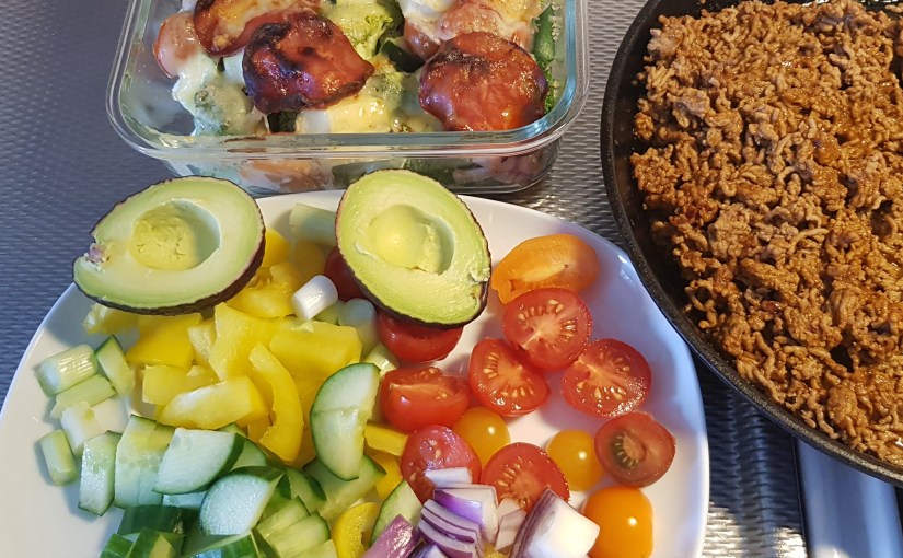 Summerar veckans lchf-mat och tacos på mitt sätt vann, trots mycket&nbsp;utemat.