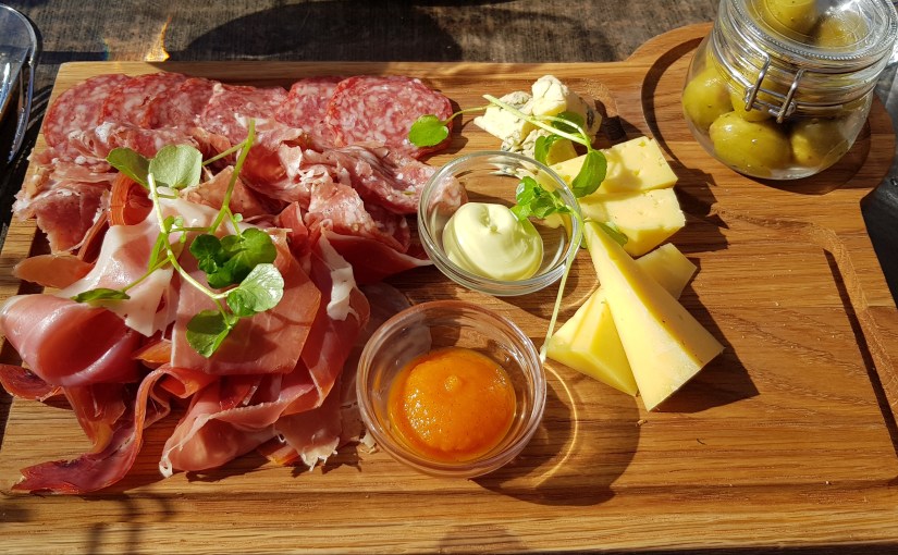 Det blev lite  utemat helt oplanerat idag oxå. Gott var&nbsp;det.