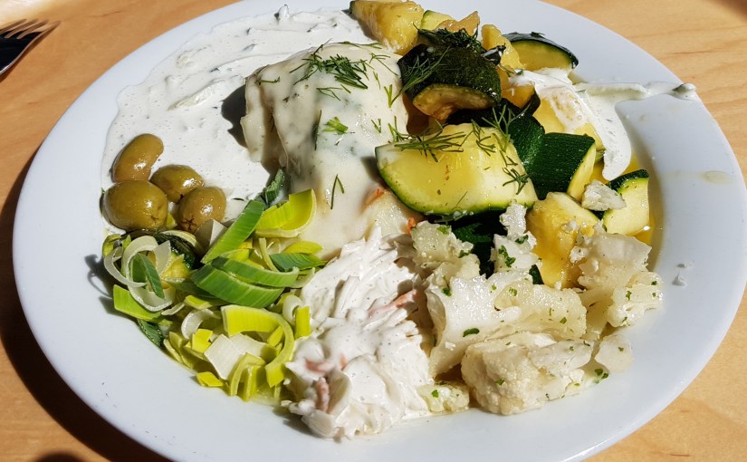 En underbar dag med fiskgratäng på&nbsp;sej.