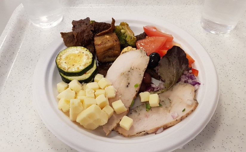 Idag blir det LCHF buffé medan vi taggar för Sverige-&nbsp;Schweiz.